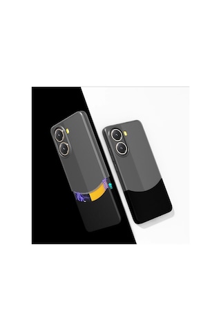 Poco X7 Pro Kılıf Magsafe Şarj Kartlıklı Mıknatıslı Duble 1.7mm Kapak Kart Bölmeli Lacivert Siyah Gr