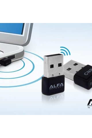 Alfalink W102 150mbps 2.4ghz Mini Usb Kablosuz Adaptör