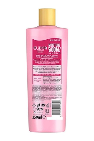 Elidor Collagen Blends Yoğun Nem Terapisi Sülfatsız Şampuan 350 ML