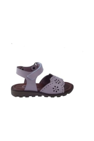 Raduno 0329 Çiçekli Kız Çocuk Pudra Sandalet 26-30 Pudra