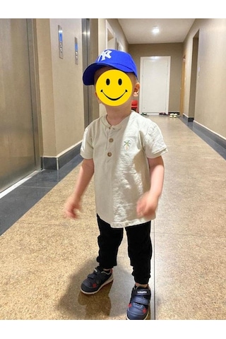 Takı Dükkanı Garson Boy Çocuk Cap Şapka Saks Mavi cp215m