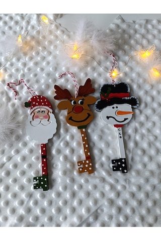 Noel Baba Anahtar Tılsım Noel Süslemeleri Noel Ağacı Asma Noel Ba