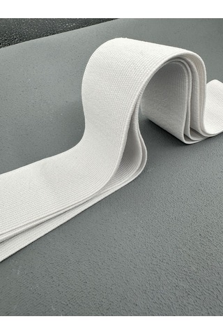 Paşateks 4 Cm Dokuma Lastik-5 Metre-beyaz