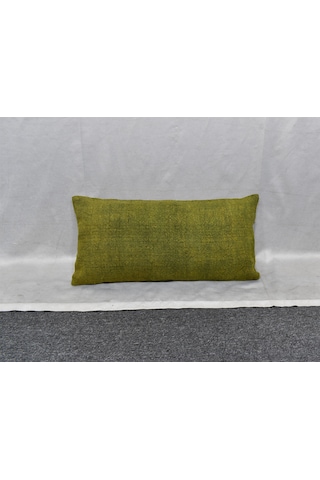 Zehra Abla Halı Yeni El Dokuma Dekoratif Lumbar Kilim Kırlent Yastık Kılıfı 6876 Çok Renkli