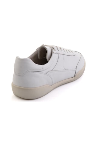 Beyaz Hakiki Deri Erkek Sneaker E01396002403 Beyaz