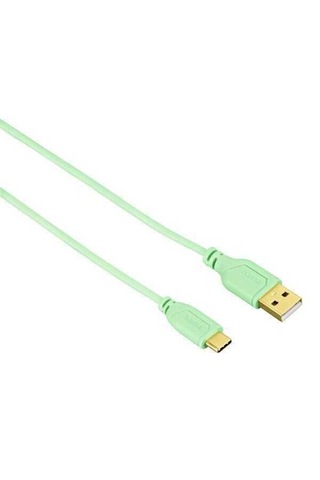 Hama Usb-c - Usb-a Kablo, ''flexi'', 0.75m, Yeşil -