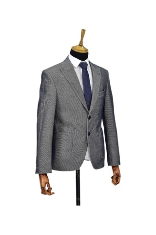 Erkek Tek Spor Ceket Çift Yırtmaçlı Bgl-st04512 Antrasit