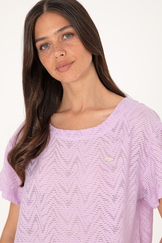 U.s. Polo Assn. Kadın Lila Gömlek Kısa Kollu 50299319-vr034 Lila