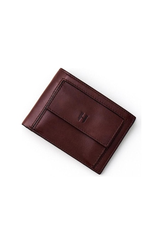 Rigby Erkek Kahve Deri Cep Tasarım Çok Bölmeli Rfid Korumalı Cüzdan Kahverengi