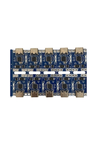 Tp4056 Type-c Şarj Devresi 3.7v Ters Akım Korumalı Lityum Pil Şarj Modülü 10 Adet