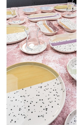 Bambum Lara - 26 Parça Porselen Kahvaltı Takımı Rafael Diğer