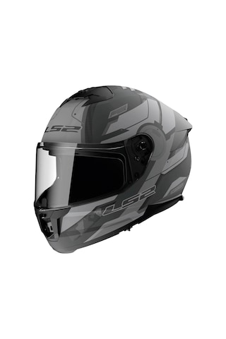 Ls2 Stream 2 Shadow Kapalı Motosiklet Kaskı Gri - Mat Titanium