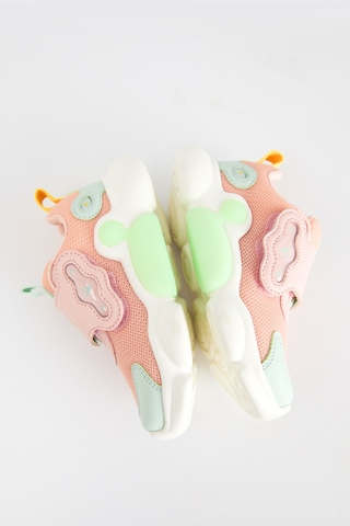 Vicco Gum Işıklı Kız Bebek Pudra Spor Ayakkabı Pudra