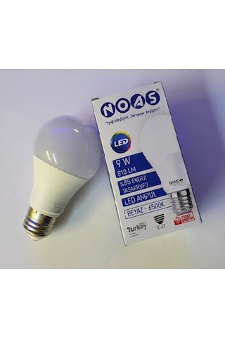 Noas 9W Smd Led Ampul E27 Duy 810 Lm Beyaz Işık 10 Adet (551721049)
