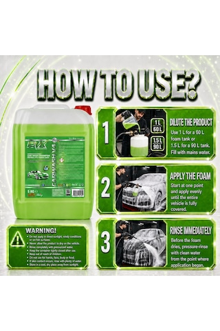 Dvx By Divortex Car Wash V4 - Fırçasız Oto Yıkama Şampuanı 5 Kg