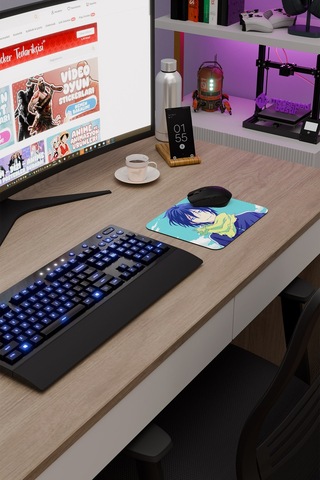Noragami Kaymaz Dikişli Kauçuk Oyuncu Mousepad V4 - 22x18 Gaming Mouse Pad Fare Altlığı