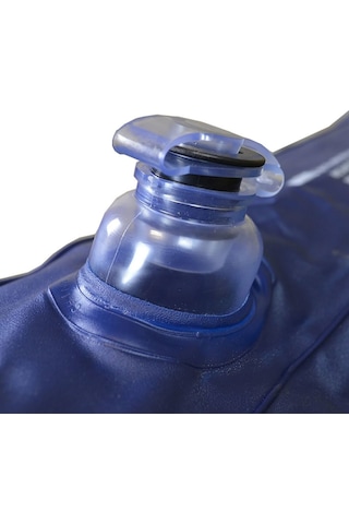 Summit Flocked Airbad 1 Kişilik Konforlu Şişme Yatak Mavi 191 x 73 x 22 CM Mavi