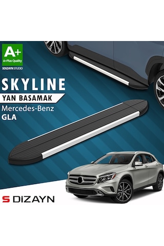 S-dizayn Mercedes Gla X156 Skyline Aluminyum Yan Basamak 183 Cm 2013-2020 A+ Kalite