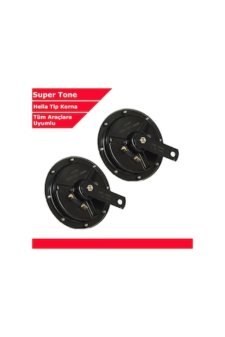 Supertone Hella Tip Krom Korna 115db 12v 2 Adet