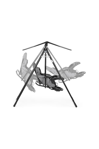 Rival Gondol Yatabilen Tenteli Mama Tepsili Bebek Salıncak Çocuk Salıncakları Gold Kahverengi