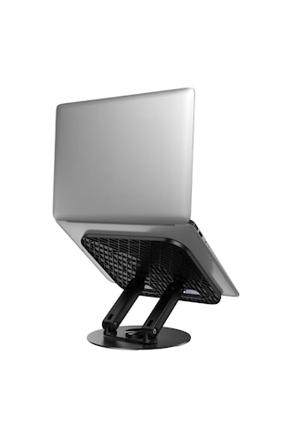 Hoco. Hd14 Hope Dönebilen Ayarlanabilir Metal Laptop Standı - Siyah Siyah