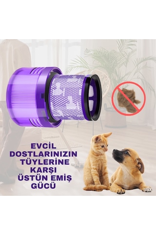 Dyson V15 Uyumlu Şarjlı Süpürge Filtresi
