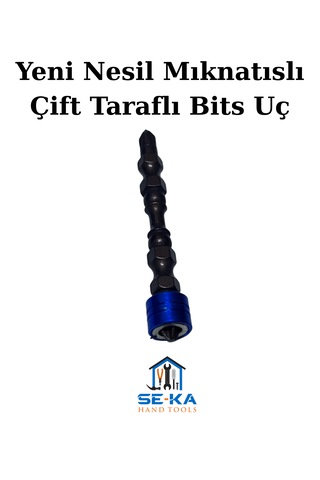 Yeni Nesil Mıknatıslı Çift Taraflı Bits Uç Profesyonel Pratik Vidalama Ucu Ph2 X 65 Mm 1 Adet