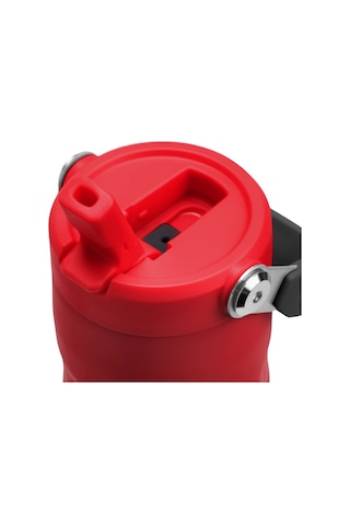Stanley The Iceflow Flip Straw 2.0 Pipetli Termos Bardak 0.47 Lt / Chili Black Kırmızı