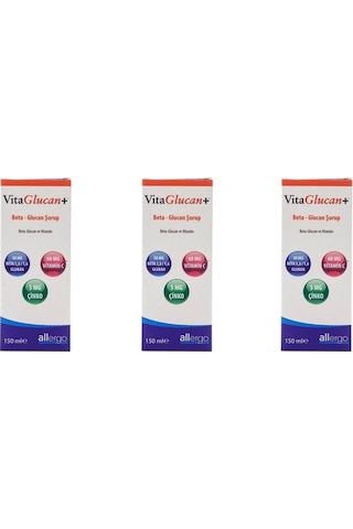 Vitaglucan Betaglucan Şurup 150 ML - 3 Adet