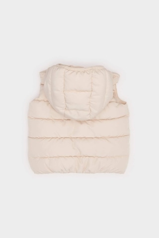 Defacto Kız Bebek Kapüşonlu Yelek A2475a525auer37 Ekru