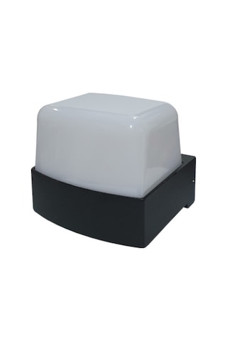 Ack Ah07-07801 6W Dekoratif Led Aplik Siyah Kasa Ip54 3000K Günış Siyah