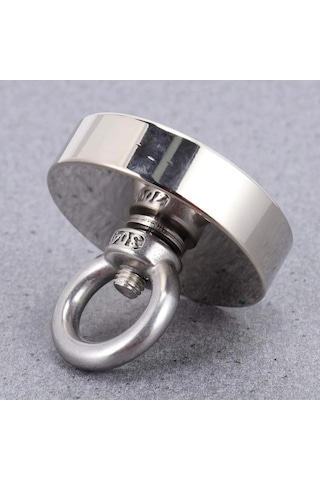 Süper Güçlü Halkalı Büyük Neodyum Pot Mıknatıs 60 Mm Çap Magnet F