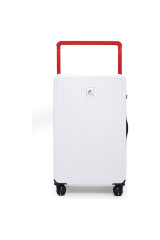 Elatae Vouge Exclusive Orta Boy Ultra Strong Valiz Beyaz V10737 Beyaz