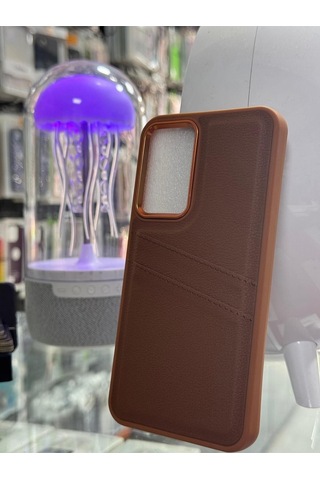 Samsung A54 5/g Uyumlu Deri Kartlıklı Kılıf