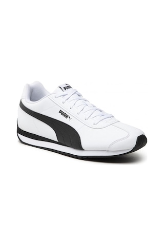 Puma Turin 3 Erkek Spor Ayakkabı Eva Tabanlı Günlük Konforlu Sneaker Beyaz - Siyah