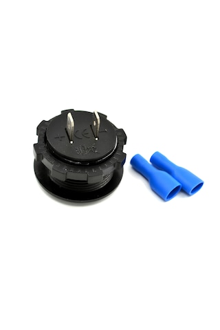12v 24v Dijital Voltmetre 28mm Mini Yuvarlak 6-32varası