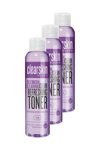Avon Akneye Meyilli Ciltler İçin Tazeleyici Tonik 3 x 100 ML