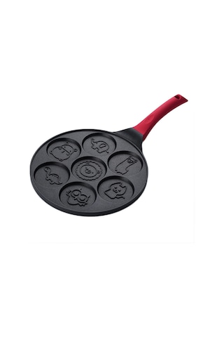 Yapışmaz Krep Tavası Siyah Siyah