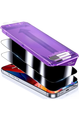 İphone Uyumlu 16 Pro Max Hayalet Cam Ekran Koruyucu Otomatik Hizalamalı