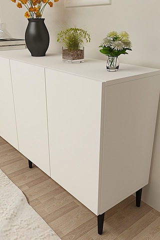 Ka1599b Aplos Konsol Ve Tv Sehpası Beyaz 150cm