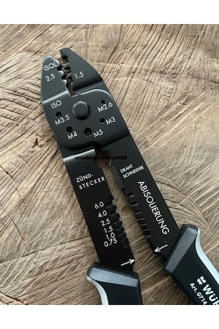 Würth Papuç Sıkma Pensesi Kablo Soyma Kablo Sıyırma Pensesi Germany 23cm 225mm