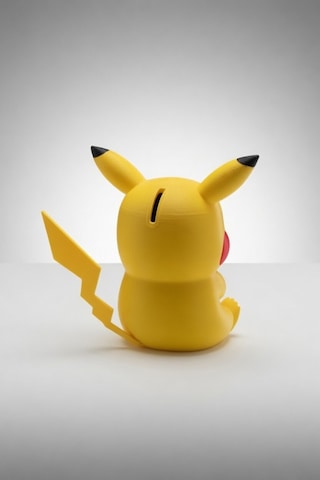 Pikachu Figürlü Kumbara Sevimli Dekoratif Para Kutusu Sarı Tasarım Hediyelik Obje