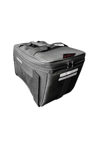 Procycle Katlanır Bisiklet Termal Çanta Heybe Seti 3lü Siyah Gri