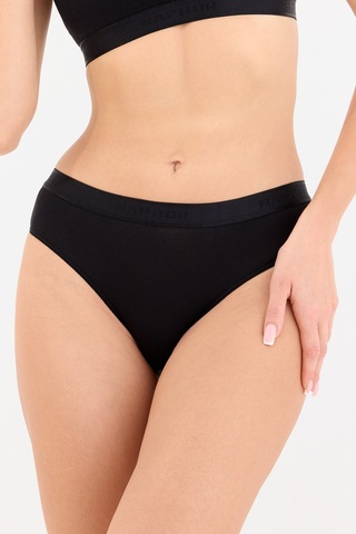 Naphor Touch Siyah Yüksek Bel Slip Külot