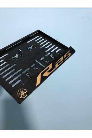 Yamaha R25 Gold Pleksi Motor Plakalığı