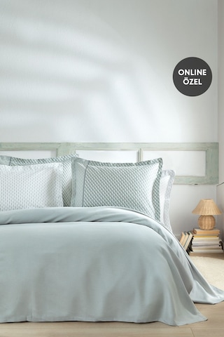 Yataş Pinto Tek Kişilik Bambu Pike Takımı - Adaçayı