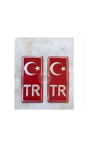 Tr Plaka Sticker 2'Li - Türkiye Plaka Sticker - Türkiye 464053811