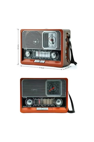 Home Nostaljik Vintage Radyo Taşınabilir Bluetooth Bağlantılı Hoparlör Radyo
