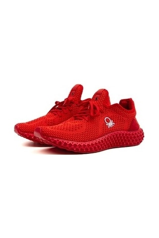 Benetton® | Bn-30008 - 3570 Kırmızı - Erkek Spor Ayakkabı