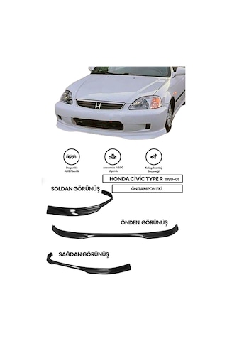 Civic 99-01 Makyajlı Typer Ön Ek Plastik No:5